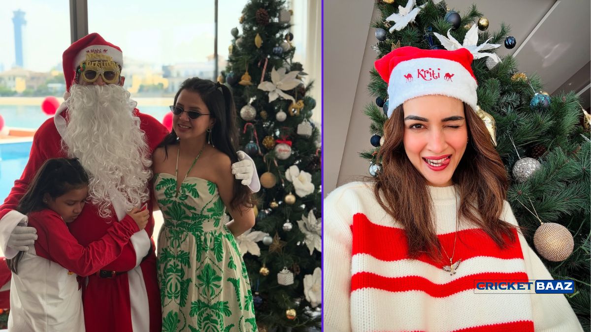 Christmas Festivities Light Up the Dhoni Household