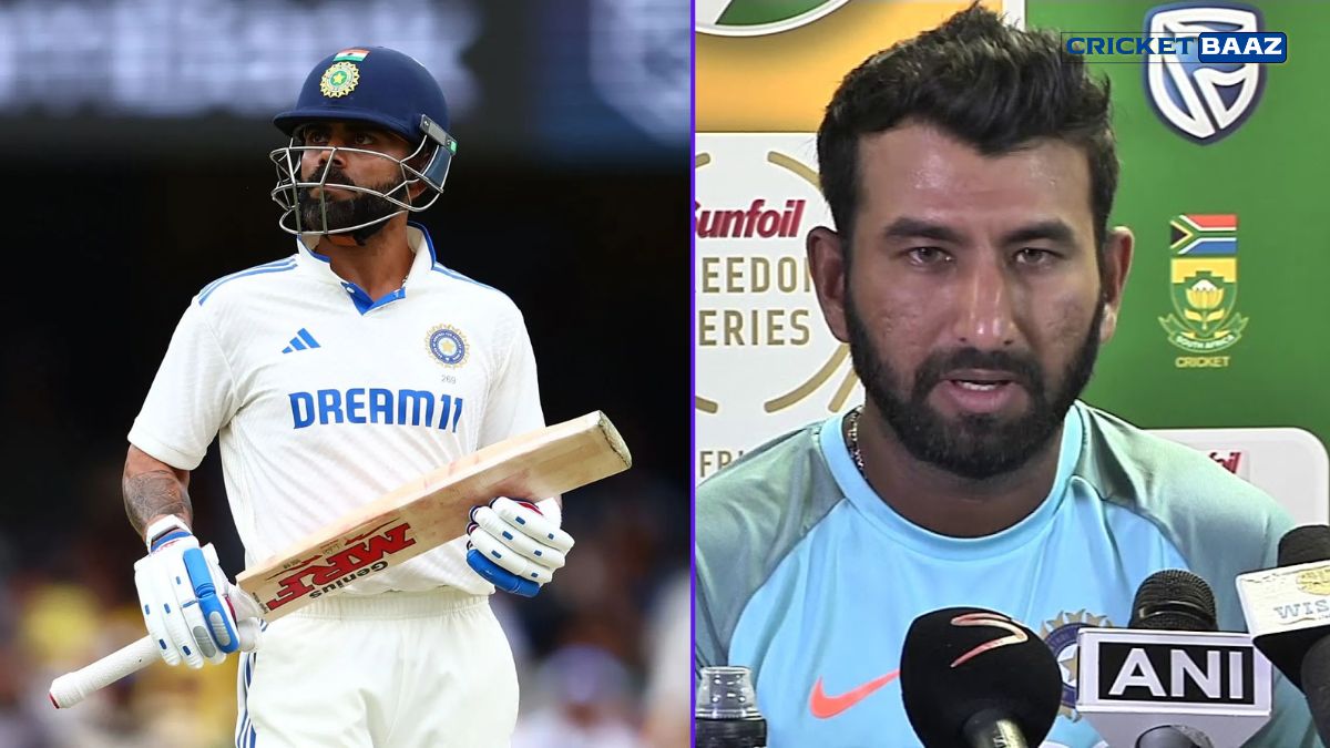 Cheteshwar Pujara Critiques Virat Kohli’s Technique Against the New Ball in Gabba Test