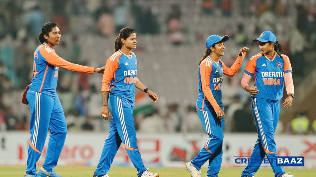 India's Dominant Win Over West Indies in Opening T20I: Rodrigues and Mandhana Shine