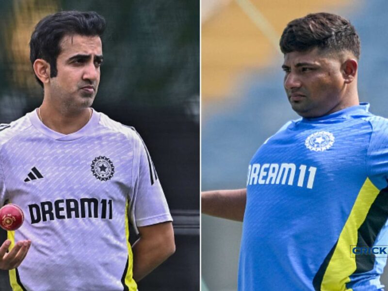 Gautam Gambhir Accuses Sarfaraz Khan of Dressing Room Leaks