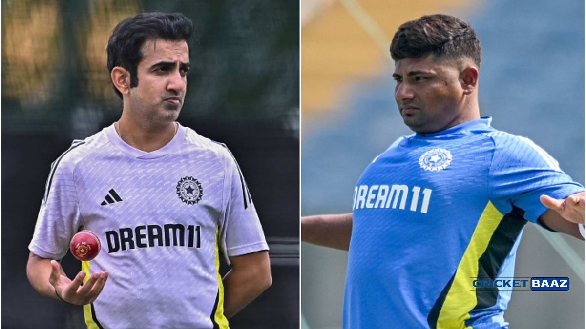Gautam Gambhir Accuses Sarfaraz Khan of Dressing Room Leaks