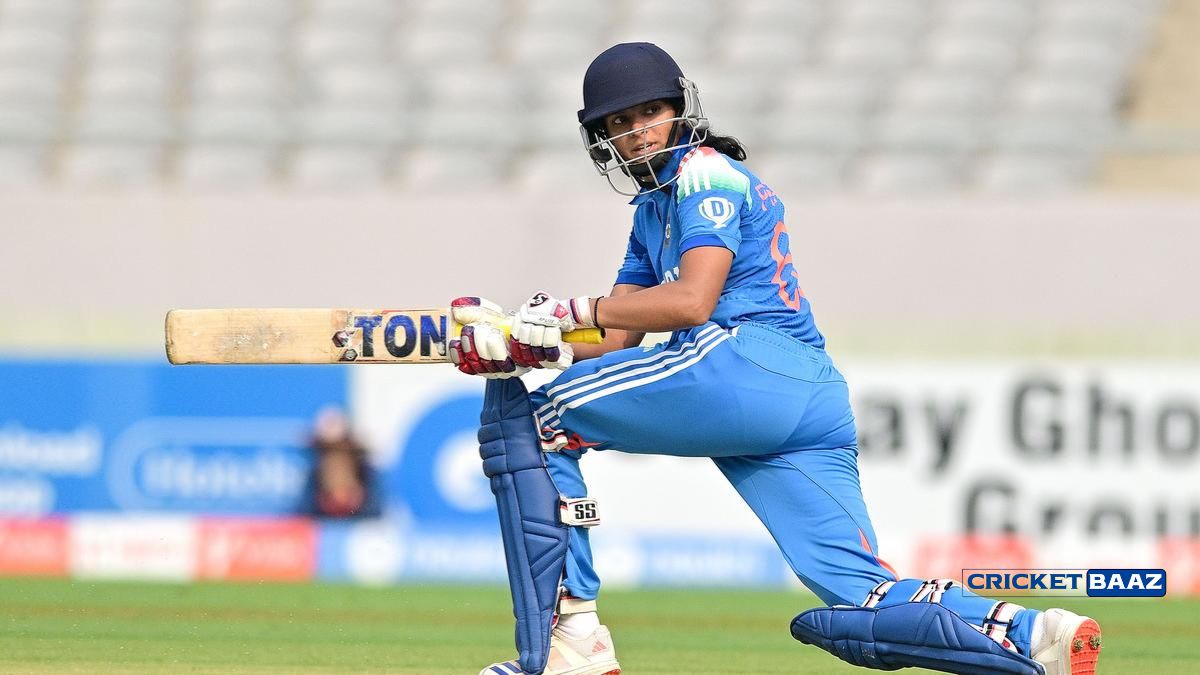 "Fans Cheer as Pratika Rawal Scores Maiden Century in 3rd ODI vs Ireland"