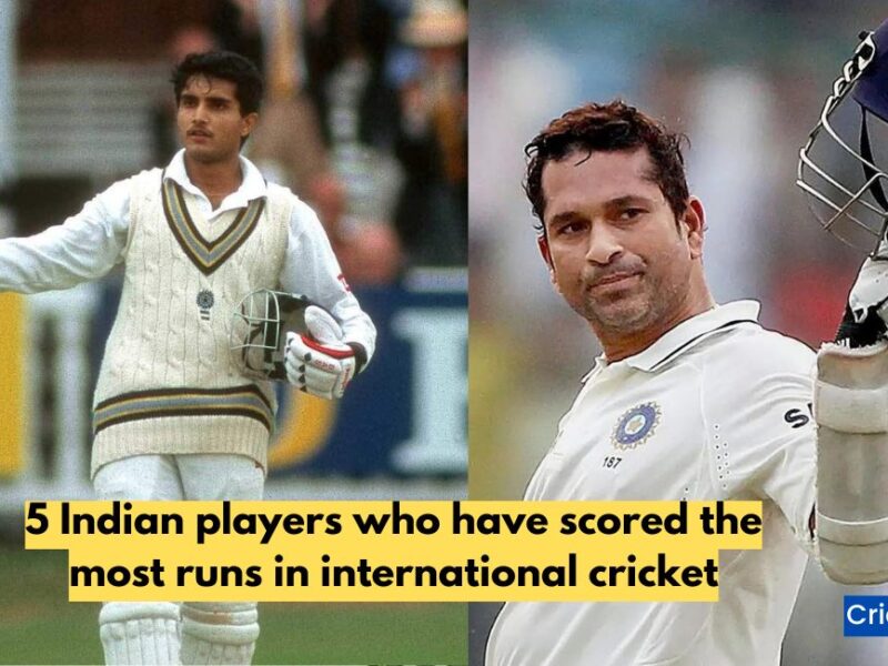 5 Indian players who have scored the most runs in international cricket