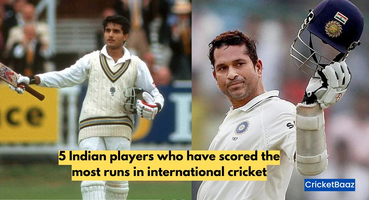 5 Indian players who have scored the most runs in international cricket