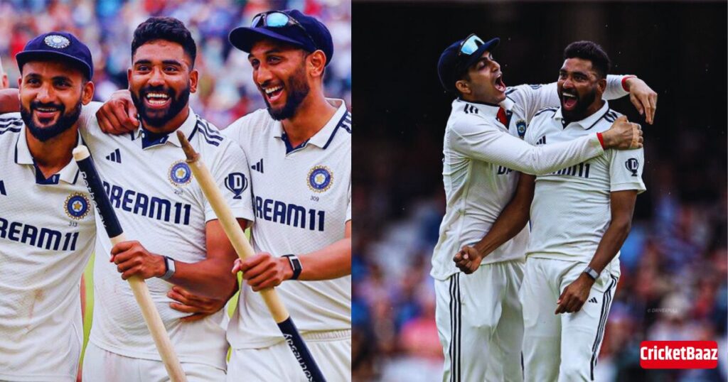 India ने  Final Test में दिखाया दम, Siraj-Prasidh ने  पलटी बाज़ी! Series बराबरी पर खत्म 2-2