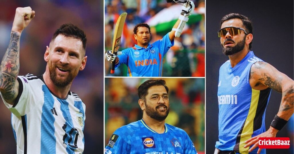 Messi vs Kohli, Dhoni, Rohit और Sachin: Wankhede Stadium में होगी historic 7‑side क्रिकेट मैच!