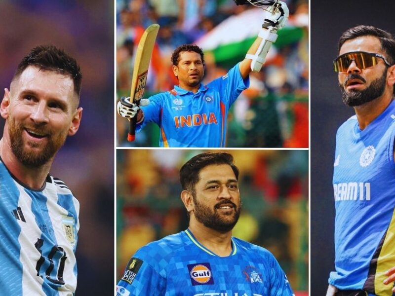 Messi vs Kohli, Dhoni, Rohit और Sachin: Wankhede Stadium में होगी historic 7‑side क्रिकेट मैच!